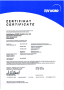 
Certificate for Frequency Inverter SK 2x0E, size 4 - Zertifikat für Frequenzumrichter mit sicheren Abschaltwegen - SK 2x0E, Baugröße 4
