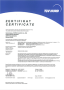 
Certificate for Frequency Inverter SK 2x5E, size 1 - 3 - Zertifikat für Frequenzumrichter mit sicheren Abschaltwegen - SK 2x5E, Baugröße 1 - 3
