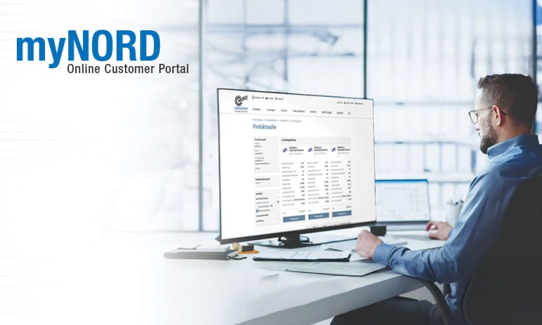 New myNORD features further improve the digital customer experience from configuration to spare parts ordering.