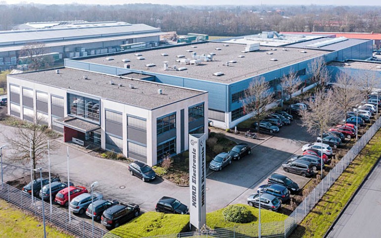 Exterior building photo of the NORD facility in Aurich Germany